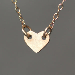 Baby Heart Necklace in 14K Gold necklaces,hearts baby-heart-necklace-in-14k-gold 16" / 14K Yellow,16" / 14K White,17" / 14K Yellow,17" / 14K White,18" / 14K Yellow,18" / 14K White