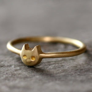 Kitty Ring in Brass animal,rings kitty-ring-in-brass 4,4.5,5,5.5,6,6.5,7,7.5,8,8.5,9