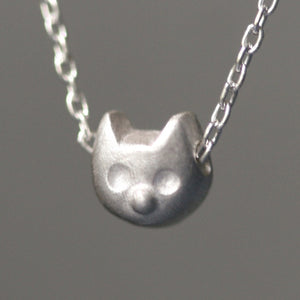 Kitty Necklace in Sterling Silver animal,necklaces kitty-necklace-in-sterling-silver 16",17",18"