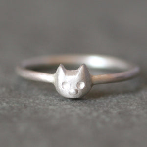 Kitty Ring in Sterling Silver animal,rings kitty-ring-in-sterling-silver 4,4.5,5,5.5,6,6.5,7,7.5,8,8.5,9