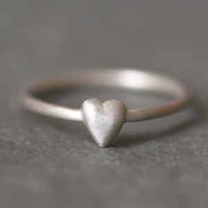 Tiny Puffy Heart Ring in Sterling Silver rings,hearts tiny-puffy-heart-ring-in-sterling-silver 4,4.5,5,5.5,6,6.5,7,7.5,8,8.5,9