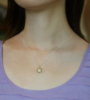 Turtle Necklace in 10K Gold and Sterling Silver NEW Turtle turtle-necklace-in-10k-gold-and-sterling-silver 16",17",18"
