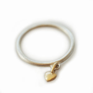 Mini Puffy Heart Charm Ring in 10K Gold and Sterling Silver hearts,rings mini-puffy-heart-charm-ring-in-10k-gold-and-sterling-silver 4 / 10K Yellow,4.5 / 10K Yellow,5 / 10K Yellow,5.5 / 10K Yellow,6 / 10K Yellow,6.5 / 10K Yellow,7 / 10K Yellow,7.5 / 10K Yellow,8 / 10K Yellow,8.5 / 10K Yellow,9 / 10K Yellow,9.5 / 10K Yellow,4 / 10K Pink,4.5 / 10K Pink,5 / 10K Pink,5.5 / 10K Pink,6 / 10K Pink,6.5 / 10K Pink,7 / 10K Pink,7.5 / 10K Pink,8 / 10K Pink,8.5 / 10K Pink,9 / 10K Pink,9.5 / 10K Pink
