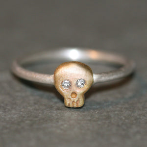 Baby Skull Ring in 14K Gold and Silver with Diamonds rings,HALLOWEEN,skulls baby-skull-ring-in-14k-gold-and-silver-with-diamonds 4 / 14K Yellow,4 / 14K Rose,4.5 / 14K Yellow,4.5 / 14K Rose,5 / 14K Yellow,5 / 14K Rose,5.5 / 14K Yellow,5.5 / 14K Rose,6 / 14K Yellow,6 / 14K Rose,6.5 / 14K Yellow,6.5 / 14K Rose,7 / 14K Yellow,7 / 14K Rose,7.5 / 14K Yellow,7.5 / 14K Rose,8 / 14K Yellow,8 / 14K Rose,8.5 / 14K Yellow,8.5 / 14K Rose,9 / 14K Yellow,9 / 14K Rose,9.5 / 14K Yellow,9.5 / 14K Rose