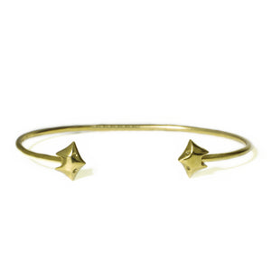 Snake Tail Cuff Bracelet without Gemstones, Unisex - Michelle Chang