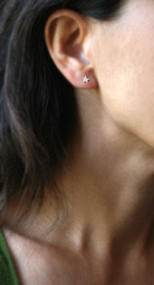 Tiny Star Stud Earrings in 14k Gold symbols,earrings tiny-star-stud-earrings-in-14k-gold 14K Yellow,14K White