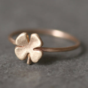Small Four Leaf Clover Ring in 14K Gold rings,Luck for Sale,symbols small-four-leaf-clover-ring-in-14k-gold 4 / 14K Yellow,4 / 14K White,4 / 14K Rose,4.5 / 14K Yellow,4.5 / 14K White,4.5 / 14K Rose,5 / 14K Yellow,5 / 14K White,5 / 14K Rose,5.5 / 14K Yellow,5.5 / 14K White,5.5 / 14K Rose,6 / 14K Yellow,6 / 14K White,6 / 14K Rose,6.5 / 14K Yellow,6.5 / 14K White,6.5 / 14K Rose,7 / 14K Yellow,7 / 14K White,7 / 14K Rose,7.5 / 14K Yellow,7.5 / 14K White,7.5 / 14K Rose,8 / 14K Yellow,8 / 14K White,8 / 14K Rose,8.