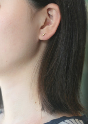 Seed Stud Earrings in 14K Gold seed,earrings rice-stud-earrings-in-14k-gold 14K Yellow,14K White