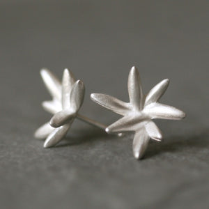 7 Petal Bud Earrings in Sterling Silver earrings,nature/organic,wedding 7-petal-bud-earrings-in-sterling-silver Default Title