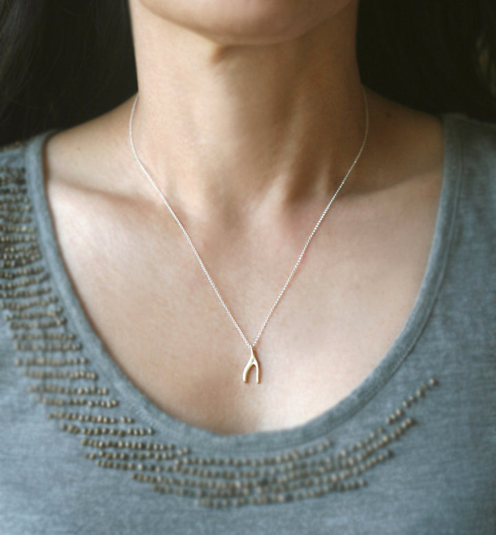 Wishbone pendant by AGMES | Finematter