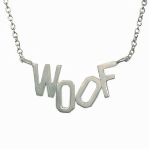 Woof Necklace in Sterling Silver NEW Woof and Meow,animal,necklaces woof-necklace-in-sterling-silver 16",17",18",15"