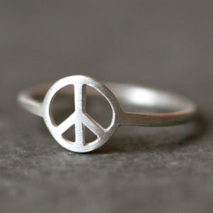 Peace Sign Ring in Sterling Silver SALE peace-sign-ring-in-sterling-silver 4,4.5,5,5.5,6,6.5,7,7.5,8,8.5,9,9.5