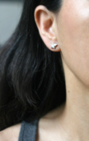 Fox Stud Earrings in Sterling Silver animal,earrings fox-stud-earrings-in-sterling-silver Default Title