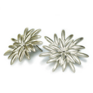 Seed Flower Stud Earrings earrings, seed copy-of-single-seed-stud-earrings-in-sterling-silver Default Title
