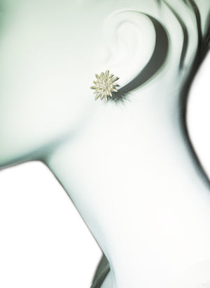Seed Flower Stud Earrings earrings, seed copy-of-single-seed-stud-earrings-in-sterling-silver Default Title