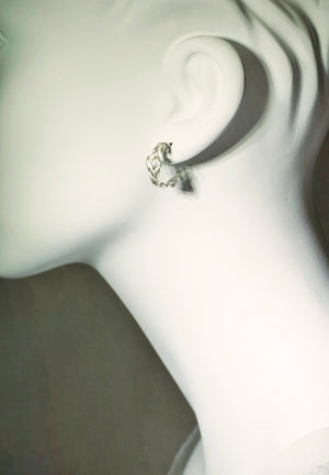 Seed Hoop Earrings seed-hoop-earrings Sterliing Silver / Small