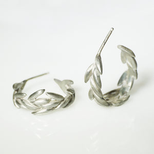 Seed Hoop Earrings seed-hoop-earrings Sterliing Silver / Small